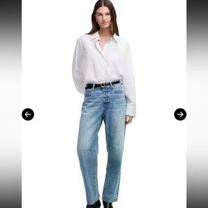 Madewell Darted Barrel Jean